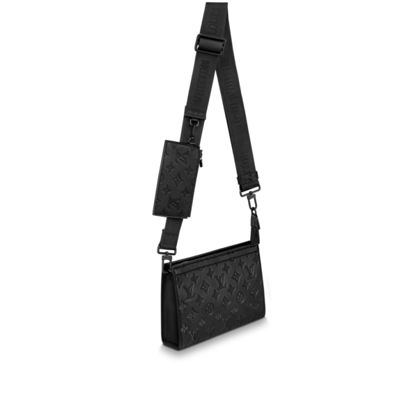Túi Gaston Monogram Shadow Leather 'Black' M81115 - Hình ảnh 6