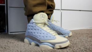 Giay Nike Air Jordan 13 x SoleFly Celestine 'Blue' DX5763-100