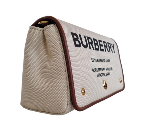 Túi Burberry Canvas And Leather 'Cream White' 80518441 - Hình ảnh 5