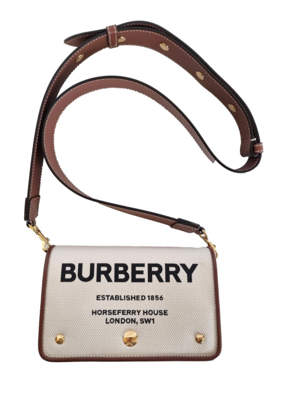 Túi Burberry Canvas And Leather 'Cream White' 80518441 - Hình ảnh 4