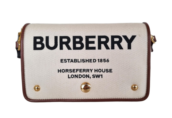 Túi Burberry Canvas And Leather 'Cream White' 80518441 - Hình ảnh 3