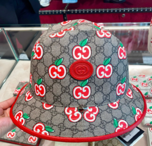 Mu Gucci Bucket Hat GC 'Red Apple' 628445-4HL96-8474