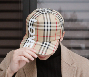 Mu Burberry Checked Baseball 'Beige' 8037789