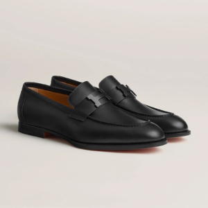 Giay Hermes Loafers Honore 'Black' H232903ZA02395