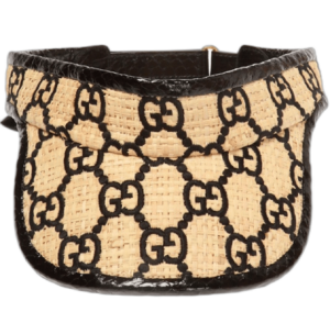 Mu Gucci Straw Sun Hat Cap 'Beige' 577902-3HH38-9260