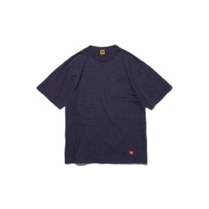 Áo Human Made Heart Badge Pocket T-Shirt 'Navy'