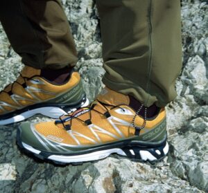 Giay Salomon x And Wander XT-6 'Golden Oak' L47083200