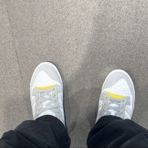 Giay Adidas Originals Centennial 85 Low 'Grey Yellow' IE2370