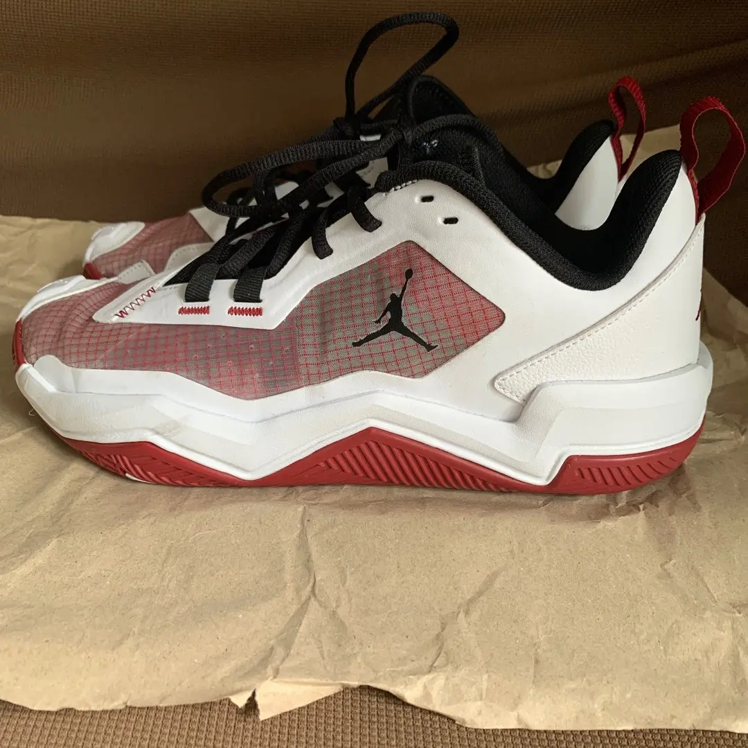 Alternative view of Giày Nike Jordan One Take 4 PF 'White Red' DZ3339-100