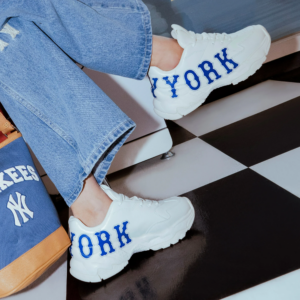 Giay MLB Big Ball Chunky NY 'White' 3ASHBCP3N-50WHS