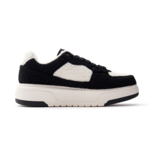 Giay MLB Chunky Liner FLeece 'White Black' 3ASXCLF36-50BKS