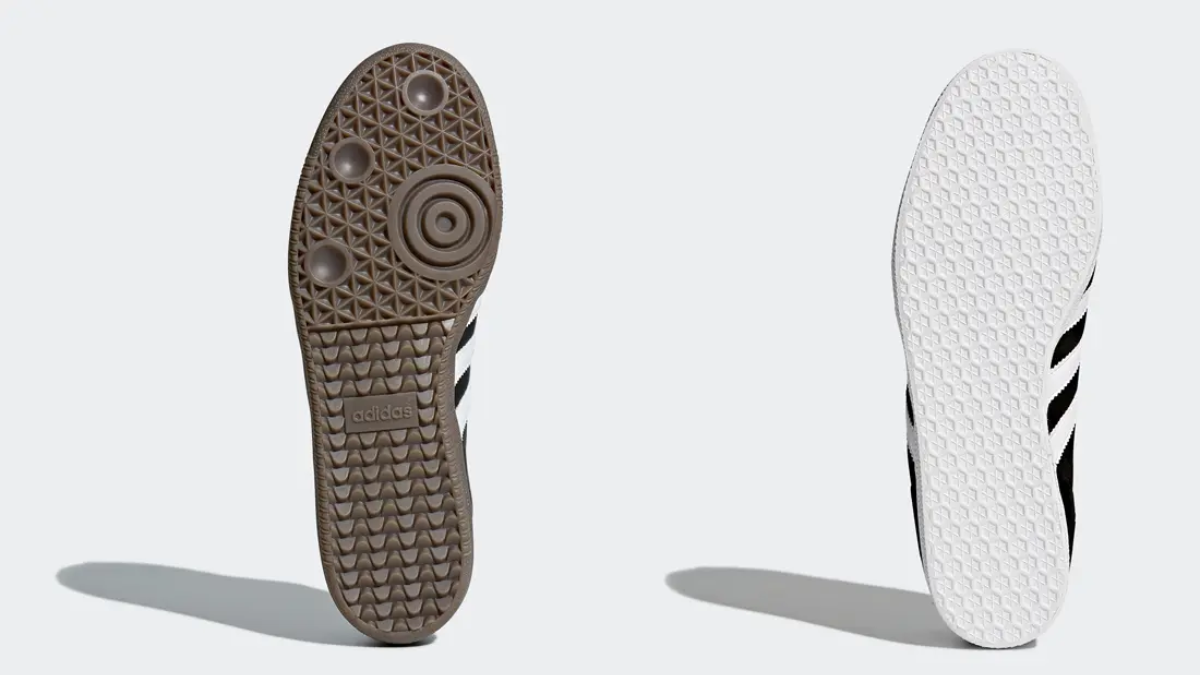 Hinh anh 6: Dau la diem khac biet giua adidas Gazelle va Samba?