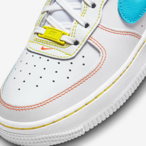 Giay Nike Air Force 1 Low GS 'Rainbow Stitch' FJ4614-100