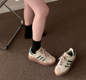 Giay Adidas Gazelle Bold 'Cream Green' ID7056