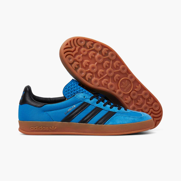 Giày Adidas Gazelle Indoor 'Bright Blue Black Gum' IG4998 - Hình ảnh 7