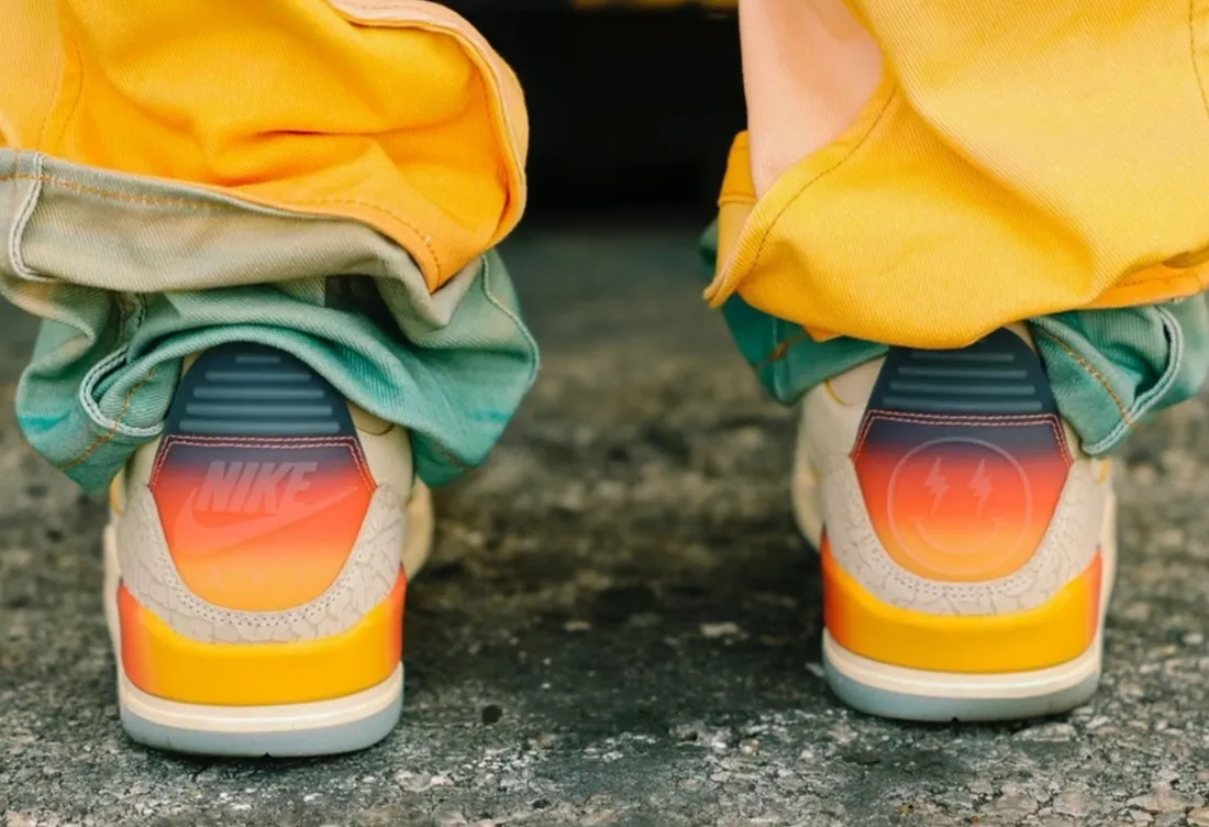 Hinh anh 5: J Balvin x Jordan 3 "Sunset": Ket hop mau sac vo cung doc dao