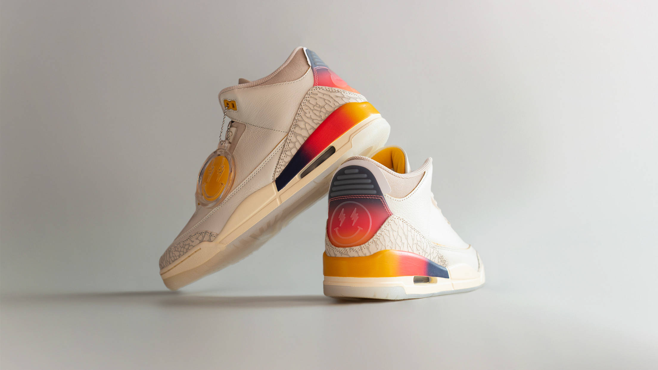 Hinh anh 4: J Balvin x Jordan 3 "Sunset": Ket hop mau sac vo cung doc dao