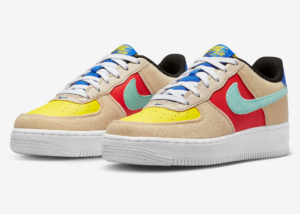 Giay Nike Air Force 1 Low GS 'Multi-Color Velcro' FN7818-100