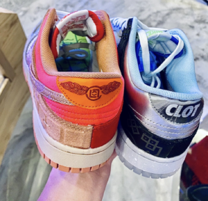 Giay Nike CLOT x Dunk Low 'What The' FN0316-999