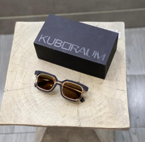 Kinh Kuboraum H91 Sunglasses 'Black Matte Rose Gold'