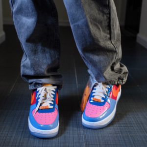 Giay Nike Air Force 1 Low x Undefeated 'Total Orange' DV5255-400