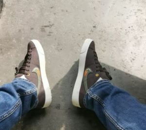 Giay Nike SB Blazer Court x DVD Linden 'Brown' CZ5605-200