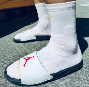 Dep Nike Air Jordan Break Slide 'White Black' AR6374-016