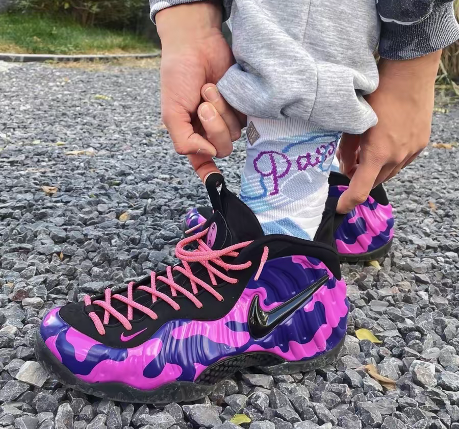 thumbnail image 2 of Foamin At The Mouth T-Shirt | Purple Camo Foamposite Inspired | Men's S-3X | RTP 2 of 5