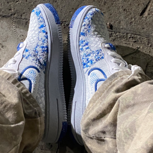Giay Nike Air Force 1 Crater 'White Dark' DM1060-100