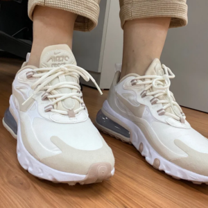 Giay Nike Air Max 270 React 'White Brown' CJ0619-102