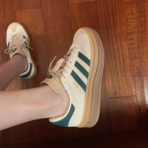 Giay Adidas Gazelle Bold 'Cream Green' ID7056