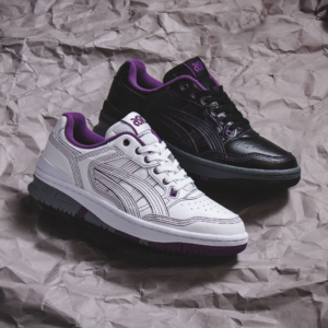 Giay Asics x Needles EX89 'White Purple' 1201A942-100