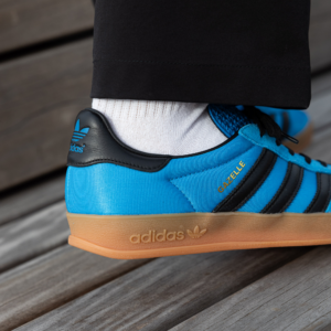 Giay Adidas Gazelle Indoor 'Bright Blue Black Gum' IG4998