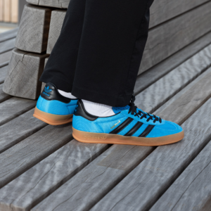 Giay Adidas Gazelle Indoor 'Bright Blue Black Gum' IG4998