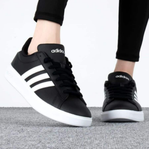 Giay Adidas Grand Court 2.0 'Black White' GW9196