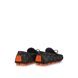Giay Louis Vuitton LV Driver Mocassin 'Black' 1AAF3E