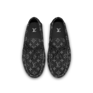 Giay Louis Vuitton LV Driver Moccasin 'Black' 1ABF4Z