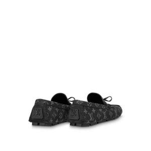 Giay Louis Vuitton LV Driver Moccasin 'Black' 1ABF4Z