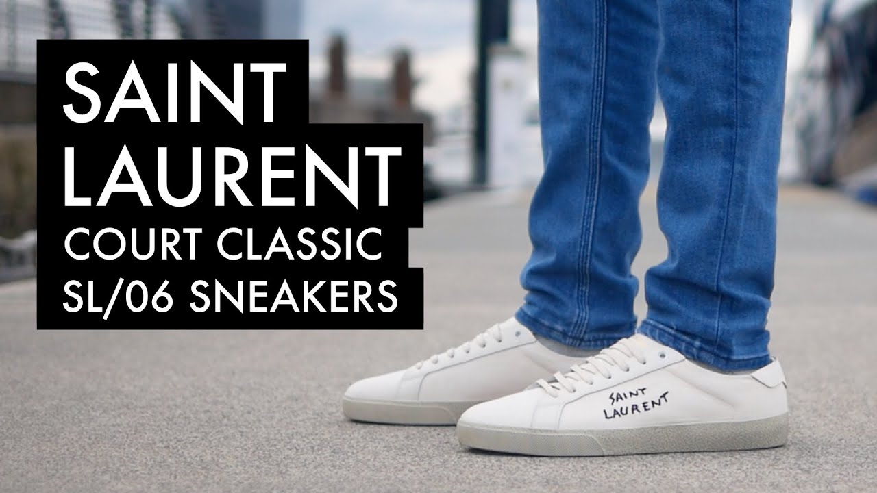 Hinh anh 1: Saint Laurent Court Sneaker: Net thanh lich vuot thoi gian