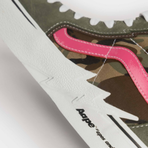 Giay Vans x AAPE Sk8-Hi 'Bolt Khaki' VN0A5JIVCMA1