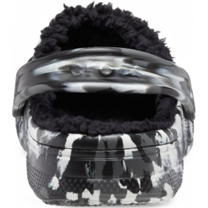 Dep Crocs Baya Lined Marbled Clog 'Black White' 208333-0C4