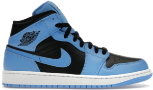 Giay Nike Air Jordan 1 Mid 'University Blue Black' DQ8426-401