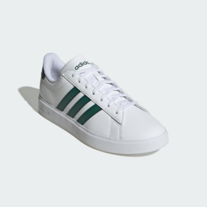 Giay Adidas Grand Court Cloudfoam 'White Green' ID4465