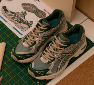 Giay Asics x Above The Clouds GT-2160 'Cream Shamrock Green' 1203A361-100