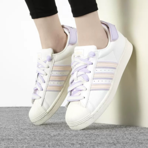 Giay Adidas Originals Superstar 'White Purple Pink' H03727