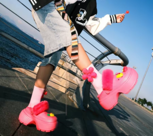 Dep Crocs Stomp Lined Clog 'Pink' 208546-6VZ