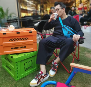 Giay Onitsuka Tiger Big Logo 'Orange' 1183A419-100