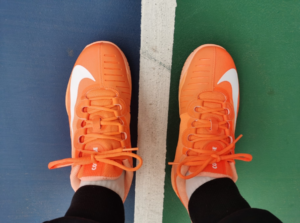 Giay Nike Court x Naomi Osaka Air Zoom GP Turbo 'Total Orange' DC9164-800
