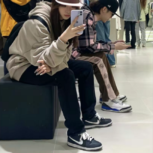 Giay Nike Dunk Low GS 'Black Panda 2.0' FD1232-001