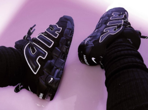Giay Nike Air More Uptempo Low x AMBUSH 'Black' FB1299-001
